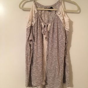 Open Shoulder Sweater